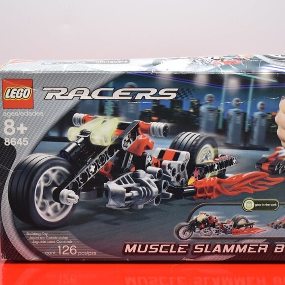 LEGO RACERS Muscle Slammer Bike 8645 New - Picture 1 of 8